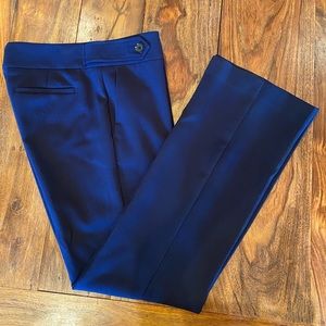 Loft Marisa Navy Button Tab Trouser